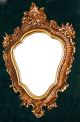 Großer Wandspiegel Barock Oval 103x73cm Badspiegel Antik Spiegel Gold Spiegel Bild 3