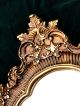 Großer Wandspiegel Barock Oval 103x73cm Badspiegel Antik Spiegel Gold Spiegel Bild 4