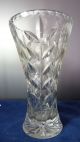 Alte Kristallglas Vase Germany - H 22,  0 X Dm 13,  0 Cm - Und Sehr Edel N1 Kristall Bild 1