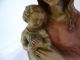 Antike Gips Plastik Madonna Mit Kind Hochwertige Handarbeit Sakrale Skulptur Skulpturen & Kruzifixe Bild 2