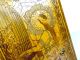 Seltenes Jugendstil Brand Malerei Holz Bild GemÄlde Antik Mucha Lautrec Klimt 1890-1919, Jugendstil Bild 2
