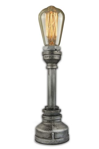 Vintage Edison Pureone Rohrlampe Tischleuchte Inkl.  Retro Leuchtmittel Bild