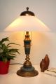 Sehr Große Prunkvolle Jugendstil Salonleuchte Tischlampe 66 Cm 1940 Antike Originale vor 1945 Bild 1
