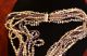 Schöne Echte Achtreihige Mehrfarben Perlenkette Mit Verschluss Weißgold 585 Ketten Bild 4