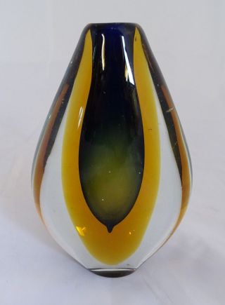 Murano Glas Vase In Tollen Farben Sammlerglas Bild