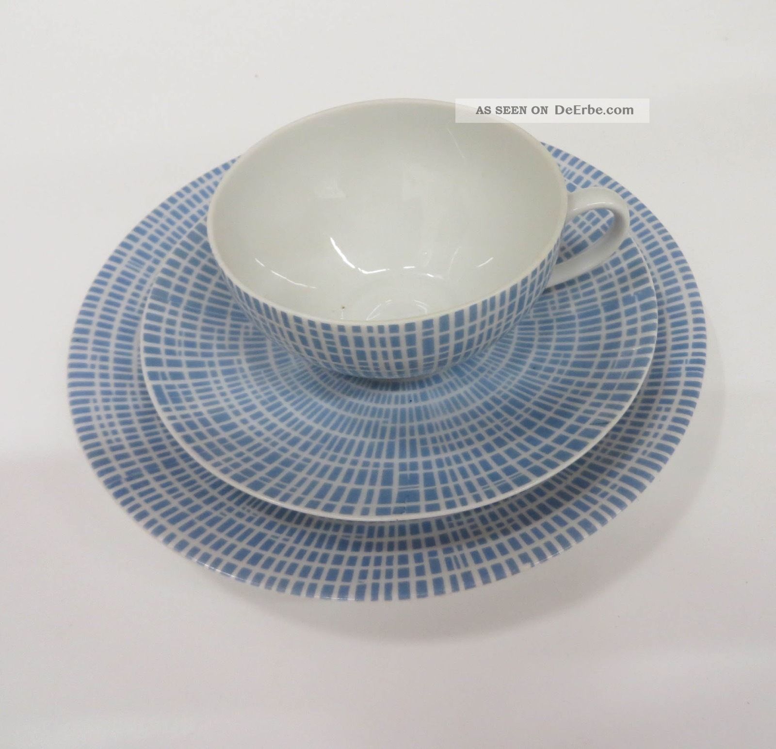 Kaffeegedeck Arzberg Bastdekor Form 2000 Löffelhardt Blau Nach Marke & Herkunft Bild