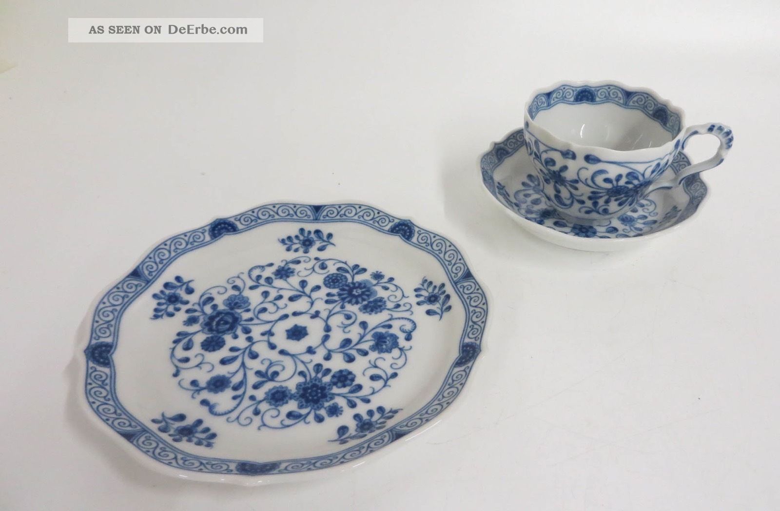 Sammelgedeck Moccagedeck Lindner Marie - Luise Alte Ranke Blau Nach Marke & Herkunft Bild