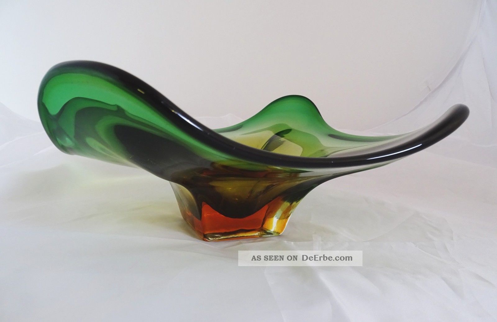 Große Murano Glas Tisch Schale Tisch Dekoration Sammlerglas Glas & Kristall Bild
