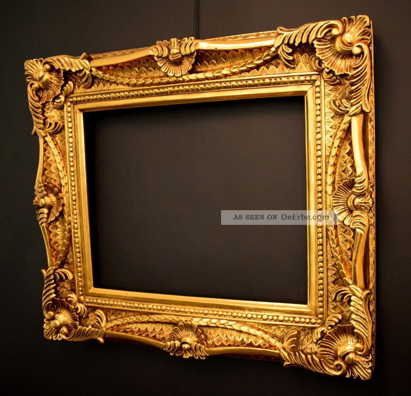 Prunk Bilderrahmen 40 X 50 Cm / 60x70 Cm Gold Vintage Rokoko Barockrahmen Rahmen Bild