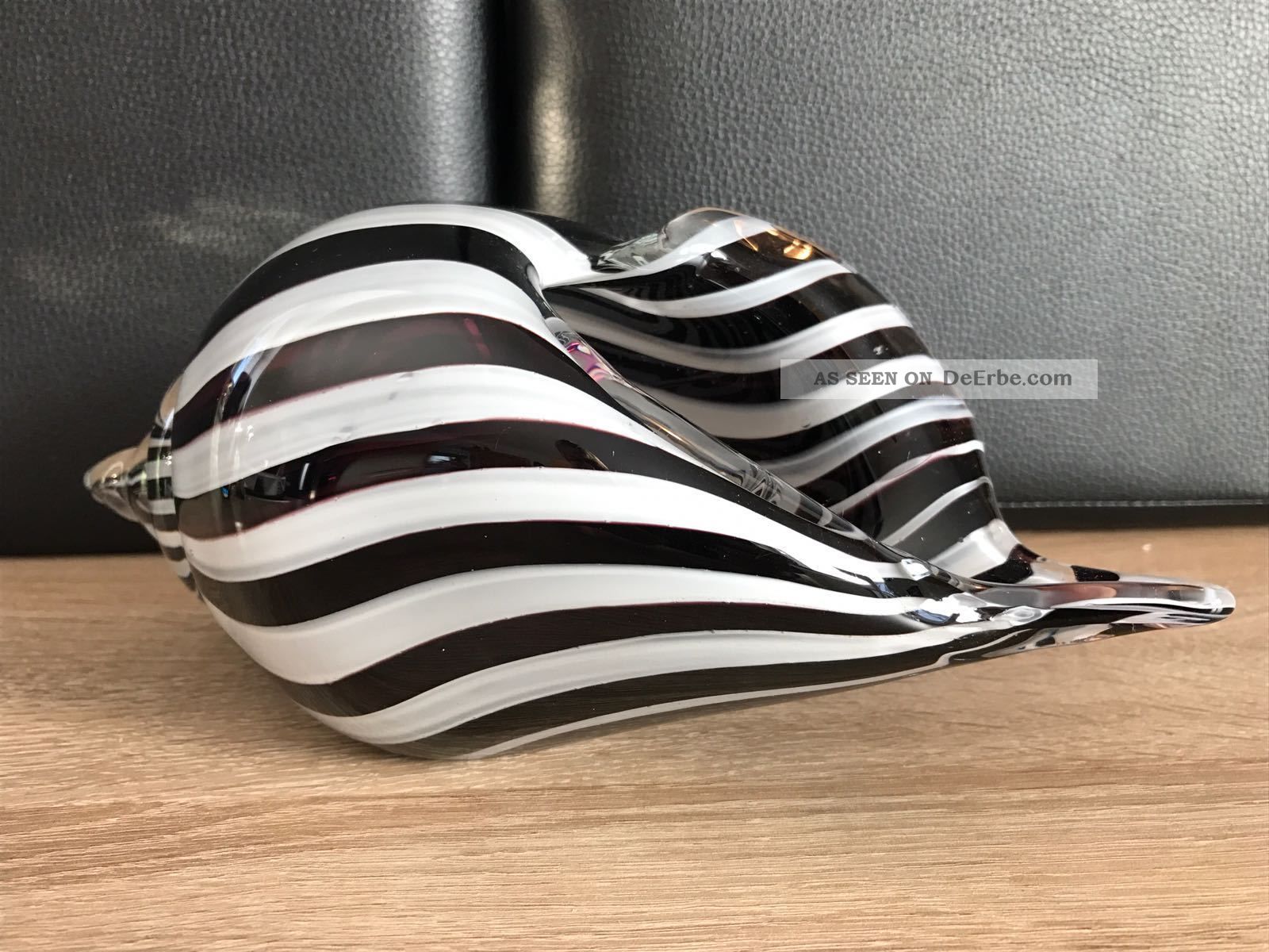 Muranoglas Stil - Glaskunst Zebra Muschel Mod.  2 Glas & Kristall Bild