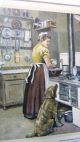 Antiker Kupferstich - Schornsteinfeger Bei Reinigungsarbeiten - Kleehaas 1897 Alte Berufe Bild 2