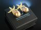 Big Sea Stars Seestern Ohrringe Silber 925 Vergoldet Barocke Zuchtperlen Tropfen Schmuck & Accessoires Bild 3