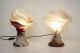 Einzigartige Glaslampen Paar Peil & Putzler Tischlampe 70er Jahre Retro Lampe 1970-1979 Bild 11