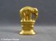 Gluttöter Porzellan Elefant Glutlöscher Golden Nach Form & Funktion Bild 1