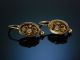 Antike Biedermeier Ohrringe Silber Vergoldet Österreich Um 1850 Antique Earrings Schmuck & Accessoires Bild 2
