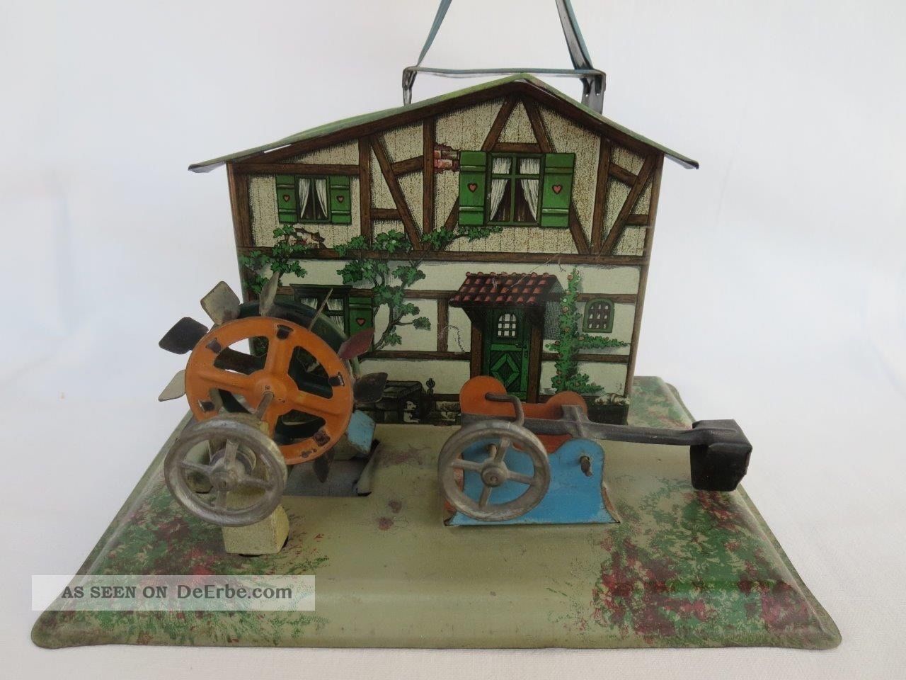 W.  K. ,  Wilhelm Krauss,  Große Wassermühle Mit Pochwerk,  Vor 1945,  Antriebsmodell Gefertigt vor 1945 Bild