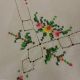 Mitteldecke Blumen Ornamente Loch Stickerei Kreuzstich Top Vintage Handarbeit Tischdecken Bild 4