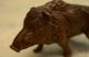 Alte Antike Massive Orig.  Bronzefigur Tierfigur Wildschwein Um 1900 - 1920 Bronze Bild 2