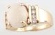 Opal - Diamant - Ring,  Gelbgold 14k Ringe Bild 1