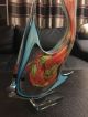 Muranoglas Stil Big Blüten - Fisch Auf Glassockel H 36 Cm / T 30 Cm Ein Brocken Glas & Kristall Bild 3