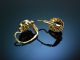 Um 1930 Charmante Ohrringe Gold 333 Amethyste Earrings Schmuck & Accessoires Bild 4