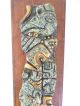 Zarebski Mexico Maya Motiv Relief Skulptur Auf Holzplatte Rarität Internationale Antiq. & Kunst Bild 1
