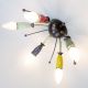 Sputnik 5 - Armig Deckenlampe 50er Spinne Rockabilly Vintage Lampe Lamp Bunt 1950-1959 Bild 5
