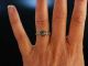Um 1890 Antiker Verlobungs Ring Gold 585 Turmalin GrÜn Diamant Rosen Engagement Ringe Bild 6