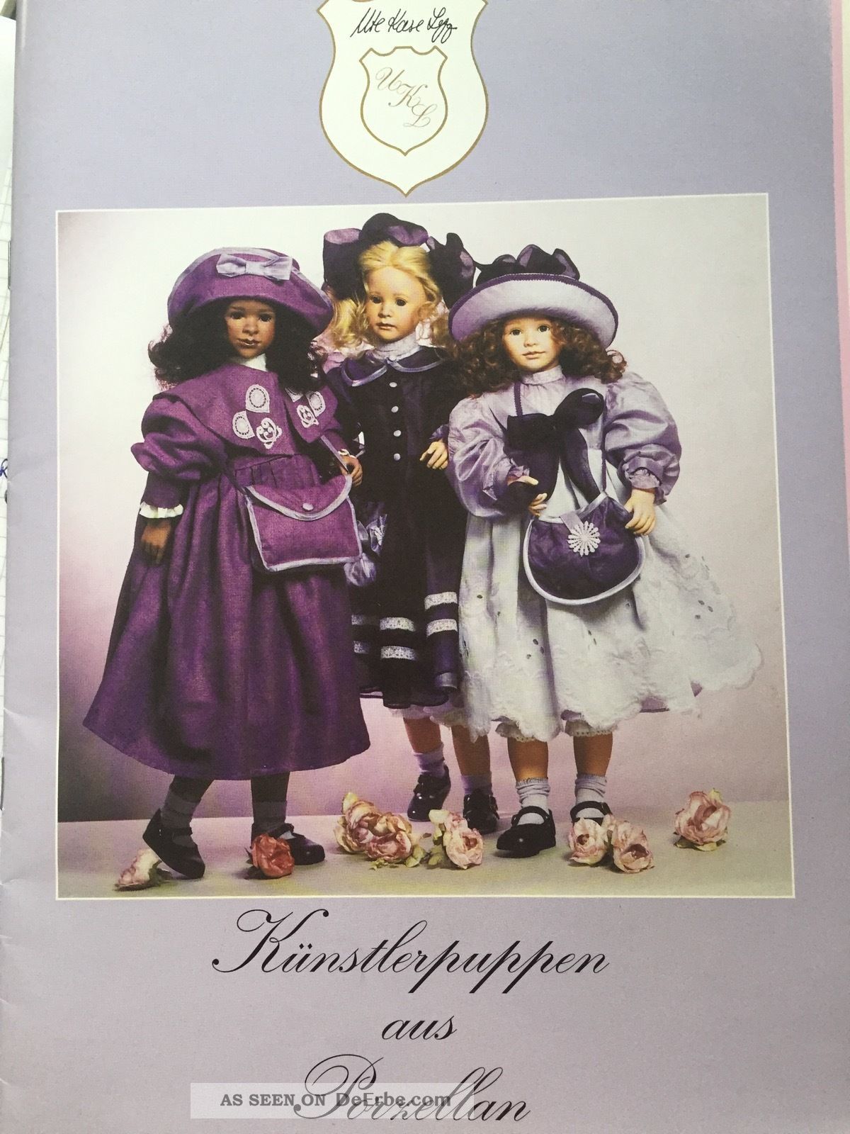 1996 Ute Kase - Lepp Künstlerpuppen Aus Porzellan,  Katalog Spielzeug-Literatur Bild