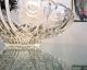 Riesige Vintage Kristall Schale Rosen Dekor 31,  5 Cm 50er Jahre Glas & Kristall Bild 1