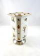 Seltene Modernist Limoges Art Deco Keramik Vase 835 Silber Montur Geometrisch 1920-1949, Art Déco Bild 1