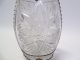 Riesige Schwere Blei Kristall Glas Vase Shabby Chic Vintage Mit Metall Montur Kristall Bild 4