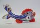 Murano Glas Figur Bunter Fisch Ca.  20 X 10 Cm Glas & Kristall Bild 1