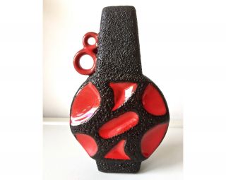 Roth Vase 60er Jahre Fat Lava Keramik ♥ Germany Pottery Sixties Collectors Piece Bild