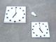 2x Uhr Wanduhr Tn Nebenuhr 60s Fabrikuhr Industrieuhr Industrial Style 1960-1969 Bild 4