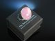 Italian Style Grosser Ring RosÉ Gold 750 Rosa Pink Saphir Schachbrettschliff Ringe Bild 5