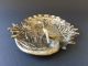 : Jugendstil Wiener Bronze Fischreiher Heron Vogel Art Nouveau Visitenkarte Bowl 1890-1919, Jugendstil Bild 8