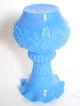 Herrliche Antike Fazzoletto Blumenvase Blaues Glas Handarbeit Mundgeblasen Sammlerglas Bild 3