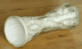 Traumhaft Schöne Vase Strukturglas Glaskunst - 26 X 10 Cm Sehenswert - Murano? Bild