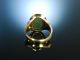 Antiker Siegel Wappen Familien Ring Gold 333 Heliotrop Um 1910 Antique Seal Ring Ringe Bild 5
