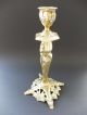 :: Jugendstil Marabu Leuchter Marabou Candlestick Art Nouveau Bronze Brass Bird 1890-1919, Jugendstil Bild 6