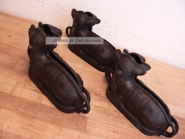 Osterlamm Osterform Osterlämmer Lammformen Aus Guß Schwere Qualität 3 Stück Bäcker & Konditor Bild