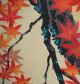 Antikes Japanisches Rollbild Kakejiku Vögel Im Herbst Japan Scroll 3539 Asiatika: Japan Bild 7