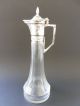 :: Wmf Jugendstil Karaffe Decanter Kristallglas Art Nouveau Versilbert Glas :: 1890-1919, Jugendstil Bild 9