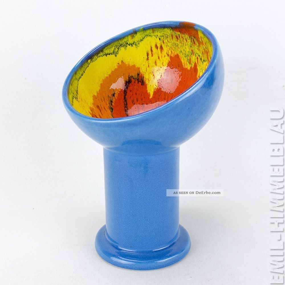 Vase Schale Pop Art Hutschenreuther Rene Neue Mcm Vintage Pottery Wgp 1970-1979 Bild