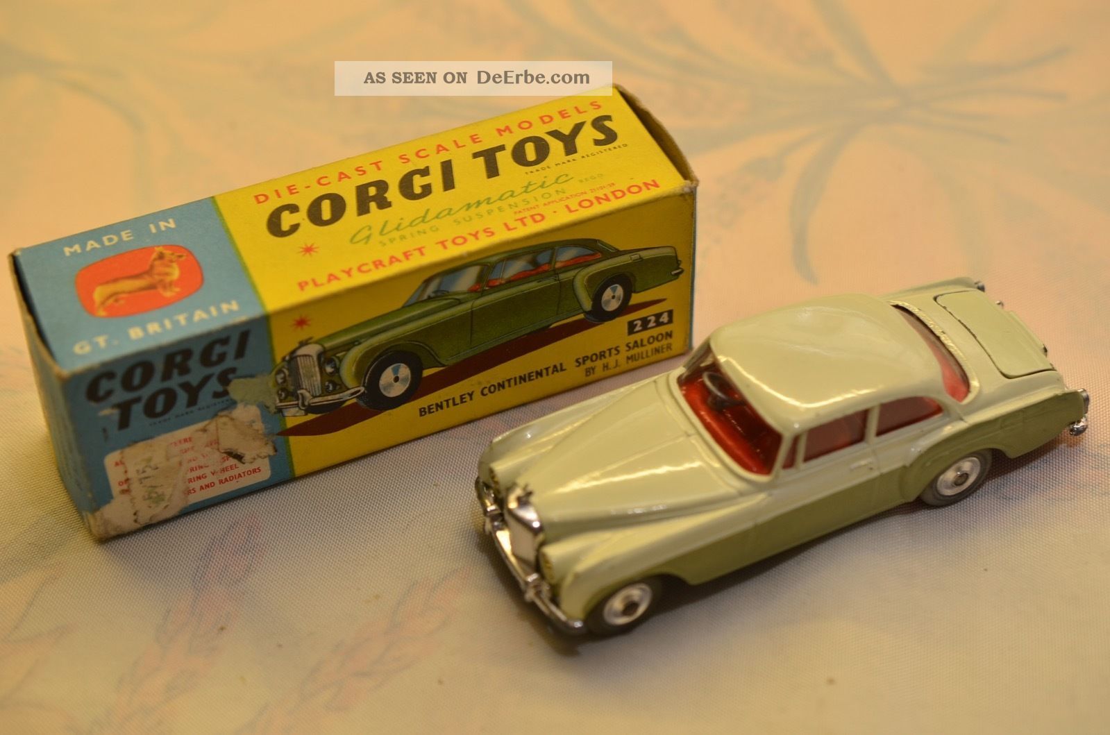 Sammlerstück Corgi Toys 224 Bentley Continental Fahrzeuge Bild