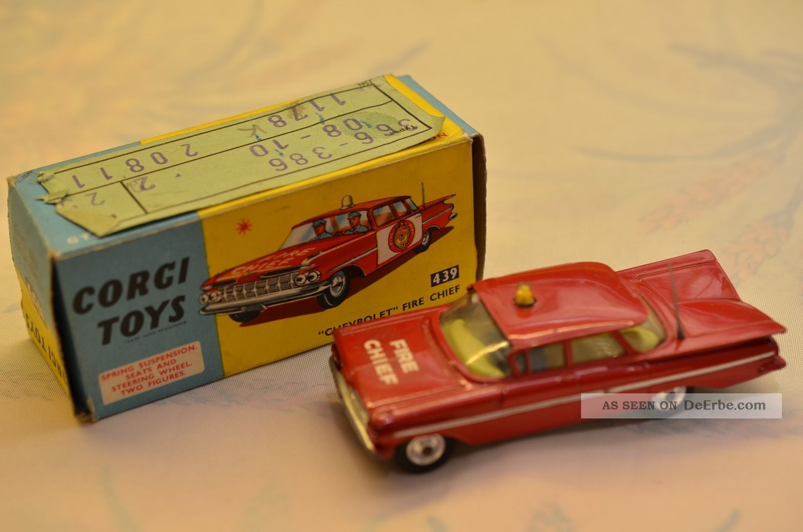Sammlerstück Corgi Toys 439 Chevrolet Fire Chief Fahrzeuge Bild
