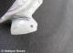 Alter Tropfenfänger Porzellan Papagei Weiß Dripcatcher Thüringen Modell T528 Nach Form & Funktion Bild 3