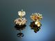Klassische Granat Ohrstecker Ohrringe Gold 333 Um 1960 Tracht Garnet Earrings Schmuck & Accessoires Bild 2