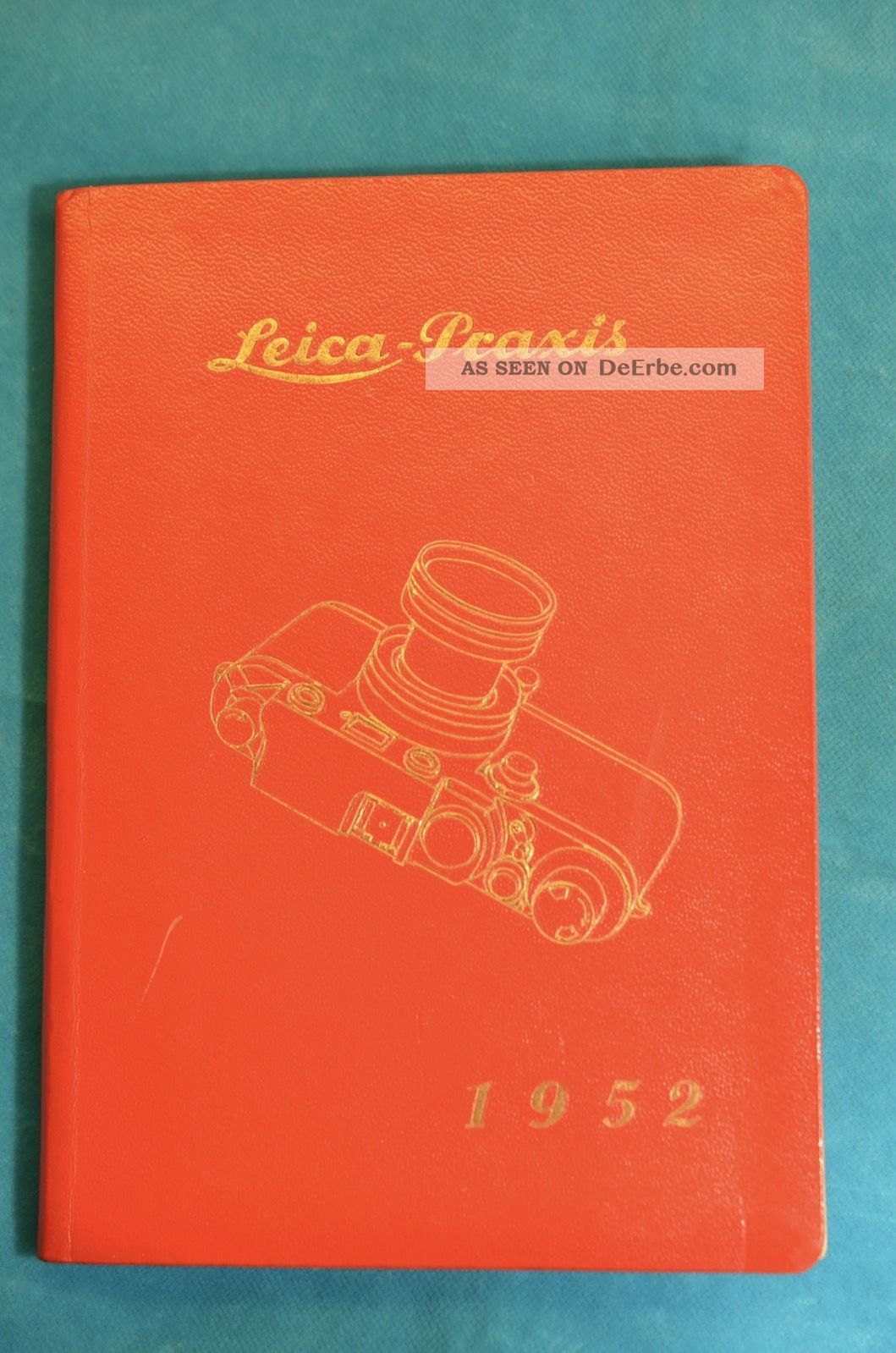 Leica Praxis 1952 Kalenderbuch Foto - Kino Wegert Berlin Leica Bedienung Photographica Bild